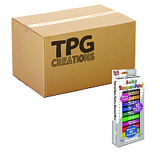 TPG Creations Kwik Stix Tempera Paint Set, 12 Assorted Metallic Colors, 12/Set, 12 Sets/Carton (TPG61412)