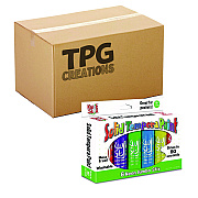 TPG Creations Jumbo Kwik Stix Tempera Paint Set, 6 Assorted Neon Colors, 6/Pack, 12 Packs/Carton (TPG64512)