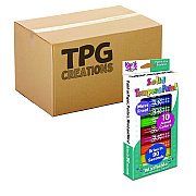 TPG Creations Kwik Stix Tempera Paint Set, 10 Assorted Jewel Tones Colors, 10/Pack, 12 Packs/Carton (TPG67812)