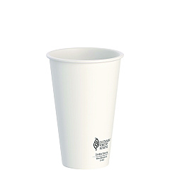 Solo Thermoguard Insulated Paper Hot Cups, 16 oz, White Sustainable Forest Print, 600/Carton (SCCDWTG16W)