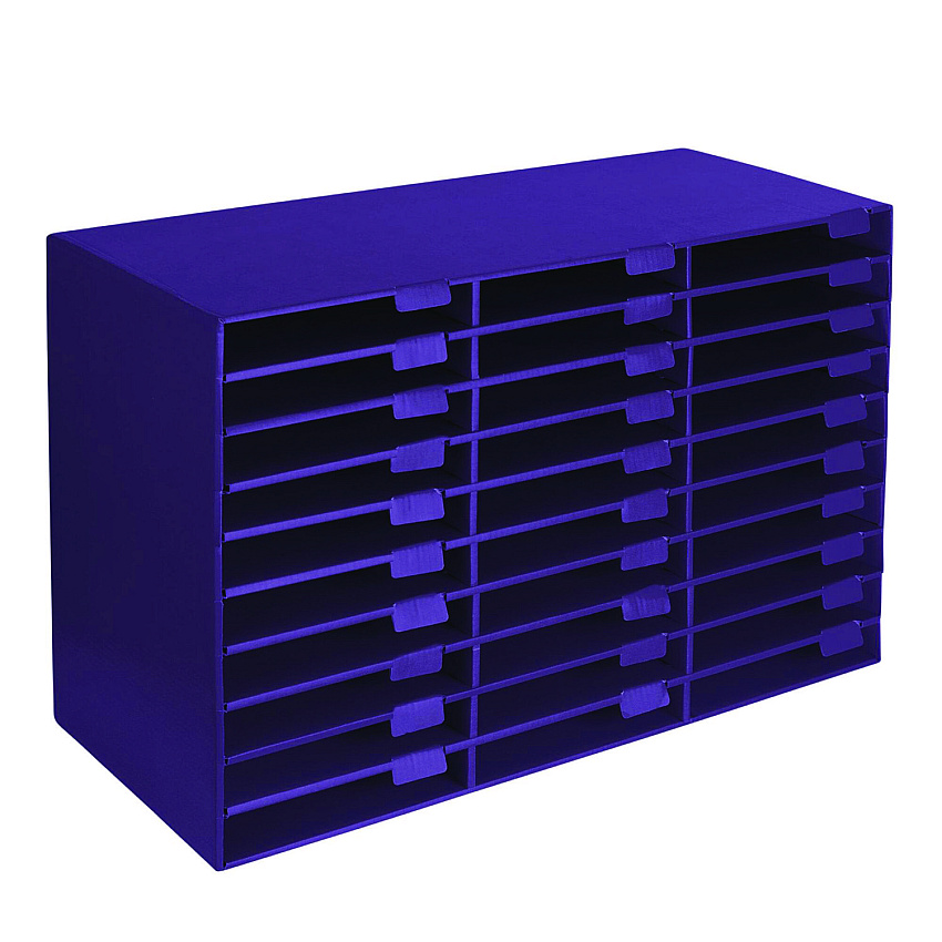 AdirOffice File Classroom Literature Organizer, 30 Sections, Letter Size, 32 x 13 x 21, Purple (ALHI50130PUR)