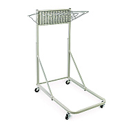 AdirOffice Blueprint Storage Cabinet Rolling Stand, Assorted Document Sizes Accommodated, 27" x 28.5" to 46.5" x 46" to 66", Gray (ALHI613)