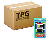 TPG Creations Anywhere Zen Strips, Bumpy, Assorted Primary Colors 13/Set, 24 Sets/Carton (TPG88024)