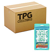 TPG Creations Anywhere Zen Strips, Sandy Waves, Assorted Colors, 13/Set, 24 Sets/Carton (TPG88724)