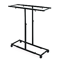 AdirOffice Blueprint Storage Cabinet Steel Vertical Plan Center, Assorted Document Sizes,15" x 27" to 47.25" x 32.5" to 57", Black (ALHI614BLK)