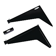 AdirOffice Drop Lift Blueprint Storage Wall Rack, Assorted Document Sizes Accommodated, 7.9" x 1.2" x 7.1", Black (ALHI616BLK)