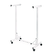 AdirOffice Expandable Blueprint Storage Cabinet Mobile Plan Center, Assorted Document Sizes, 20.5" x 28" to 46.5" x 50.75", White (ALHI615WHI)