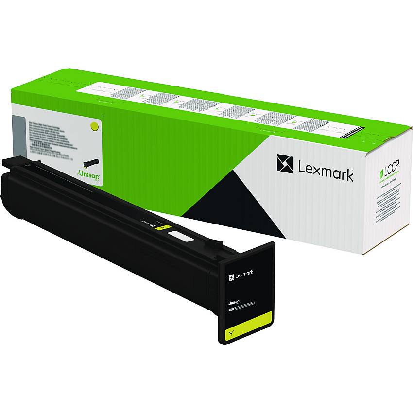 Lexmark 77L1HY0 High-Yield Toner, 46,600 Page-Yield, Yellow