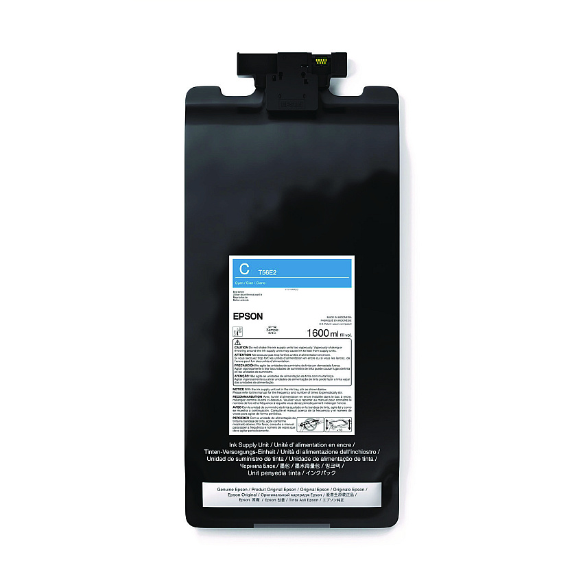 Epson T56E220 (T56E) UltraChrome PRO12 Ink, 1.6 L, Cyan