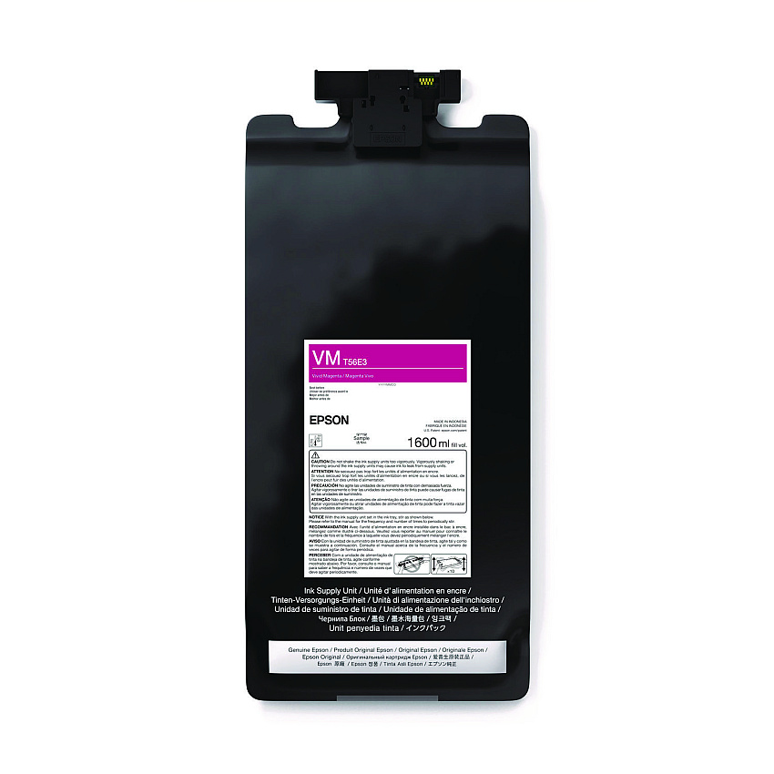 Epson T56E320 (T56E) UltraChrome PRO12 Ink, 1.6 L, Magenta