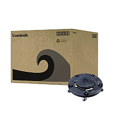 Boardwalk Refuse Container Utility Dolly, 300 lb Capacity, 18.25" Diameter, Gray