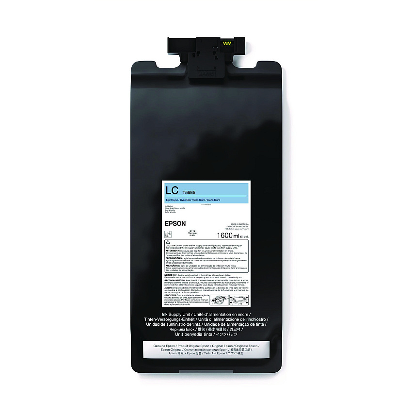 Epson T56E520 (T56E) UltraChrome PRO12 Ink, 1.6 L, Light Cyan