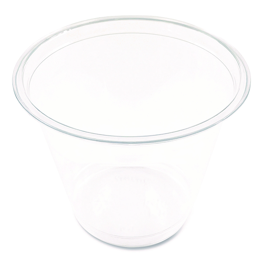 Boardwalk Clear Plastic PET Cups, 9 oz, 50/Pack (BWKPET9SPK)