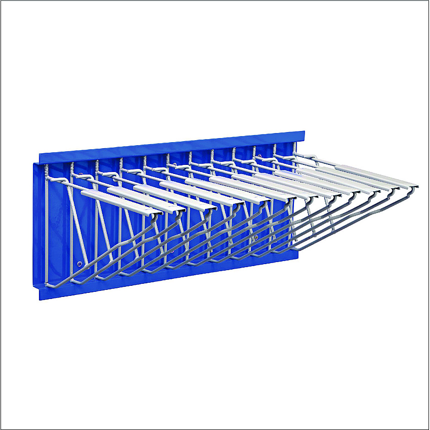 AdirOffice Large File Blueprint Pivot Wall Rack, Assorted Document Sizes Accommodated, 11" x 15.8" x 23.9", Blue (ALHI617BLU)