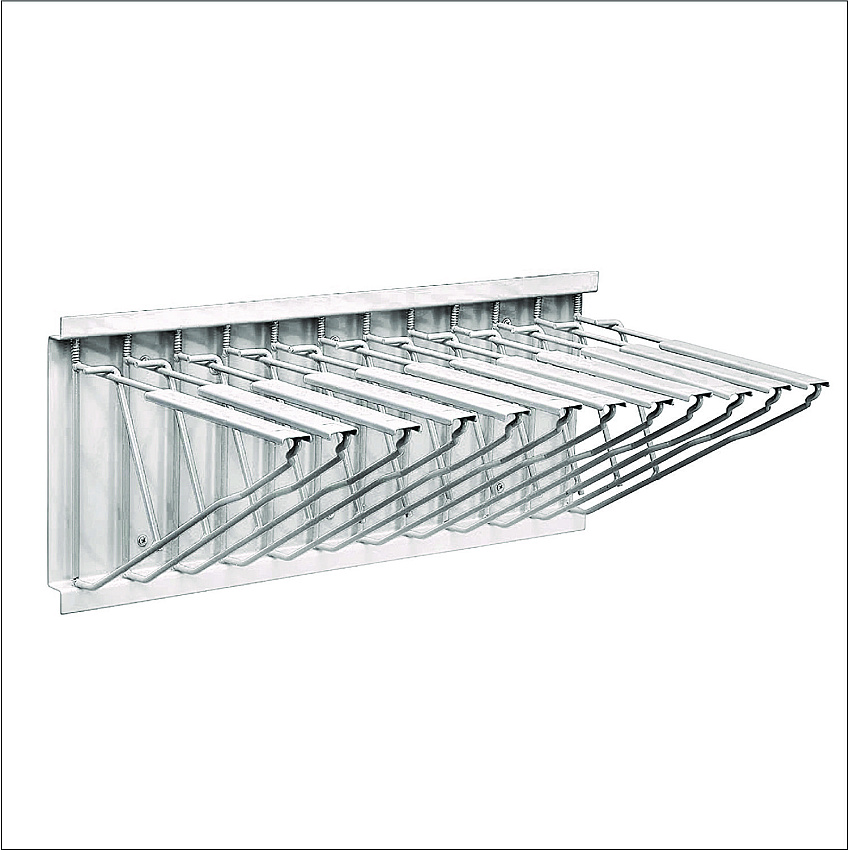 AdirOffice Large File Blueprint Pivot Wall Rack, Assorted Document Sizes Accommodated, 11" x 15.8" x 23.9", White (ALHI617WHI)