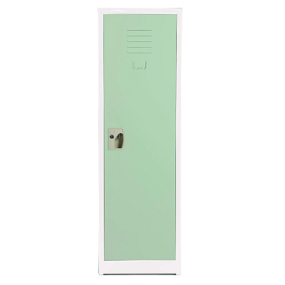 AdirOffice Steel Storage Locker, 1 Compartment, 15 x 15 x 48, Misty Green (ALHI62901MGRN)