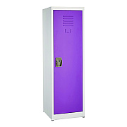 AdirOffice Steel Storage Locker, 1 Compartment, 15 x 15 x 48, Purple (ALHI62901PUR)