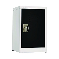 AdirOffice Steel Storage Locker, 1 Compartment, 15 x 15 x 24, Black (ALHI62902BLK)