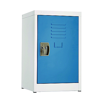AdirOffice Steel Storage Locker, 1 Compartment, 15 x 15 x 24, Blue (ALHI62902BLU)