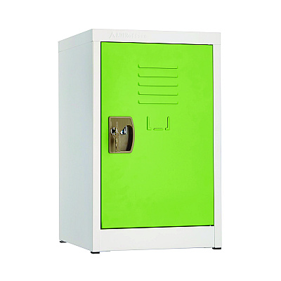 AdirOffice Steel Storage Locker, 1 Compartment, 15 x 15 x 24, Green (ALHI62902GRN)