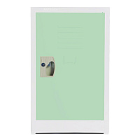 AdirOffice Steel Storage Locker, 1 Compartment, 15 x 15 x 24, Misty Green (ALHI62902MGRN)