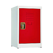 AdirOffice Steel Storage Locker, 1 Compartment, 15 x 15 x 24, Red (ALHI62902RED)
