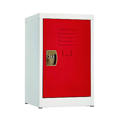 AdirOffice Steel Storage Locker, 1 Compartment, 15 x 15 x 24, Red (ALHI62902RED)