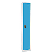 AdirOffice Steel Storage Locker, 1 Compartment, 12 x 12 x 72, Blue (ALHI629201BLU)
