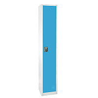 AdirOffice Steel Storage Locker, 1 Compartment, 12 x 12 x 72, Blue (ALHI629201BLU)