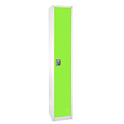 AdirOffice Steel Storage Locker, 1 Compartment, 12 x 12 x 72, Green (ALHI629201GRN)