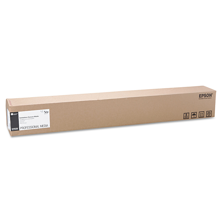 Epson Exhibition Canvas, 23 mil, 44" x 40 ft, Matte White (EPSS045259)