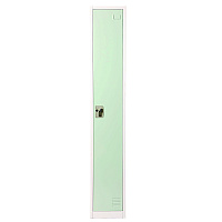 AdirOffice Steel Storage Locker, 1 Compartment, 12 x 12 x 72, Misty Green (ALHI629201MGRN)