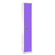 AdirOffice Steel Storage Locker, 1 Compartment, 12 x 12 x 72, Purple (ALHI629201PUR)