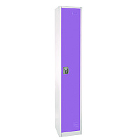 AdirOffice Steel Storage Locker, 1 Compartment, 12 x 12 x 72, Purple (ALHI629201PUR)