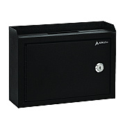 AdirOffice Medium Size Steel Multi-Purpose Secure Drop Box, 9.8 x 3.4 x 7.5, Black (ALHI63102BLK)
