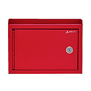 AdirOffice Medium Size Steel Multi-Purpose Secure Drop Box, 9.8 x 3.4 x 7.5, Red (ALHI63102RED)