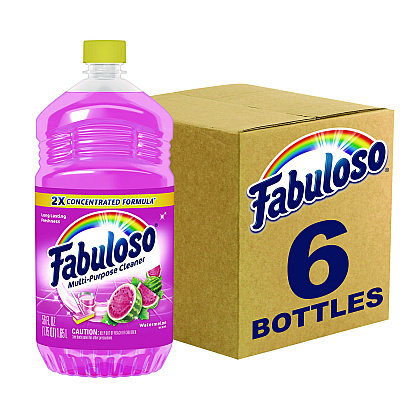 Fabuloso Multi-Use Cleaner, Watermelon Scent, 56 oz Bottle, 6/Carton (CPC61038631CT)