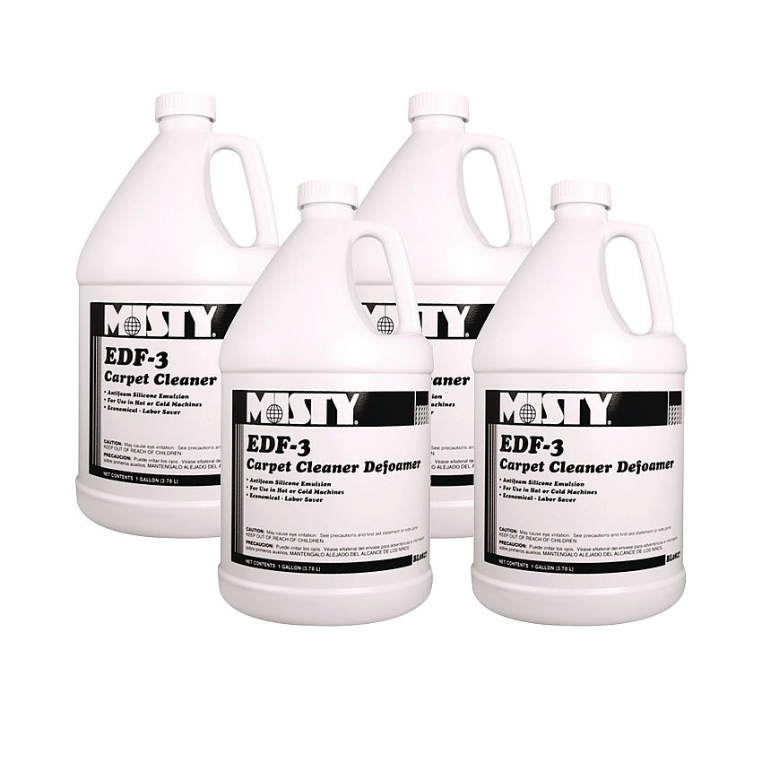 Misty EDF-3 Carpet Cleaner Defoamer, 1 gal Bottle, 4/Carton (AMR1038773)