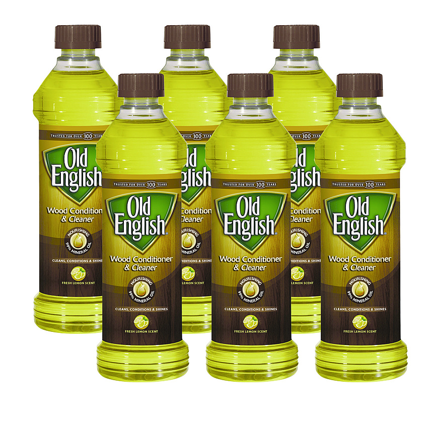 OLD ENGLISH Oil, Furniture, Fresh Lemon, 16 oz Bottle, 6/Carton (RAC75143CT)