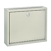 AdirOffice Large Size Steel Multi-Purpose Secure Drop Box, 12 x 3 x 10, Beige (ALHI63103BEI)