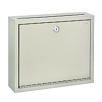 AdirOffice Large Size Steel Multi-Purpose Secure Drop Box, 12 x 3 x 10, Beige (ALHI63103BEI)