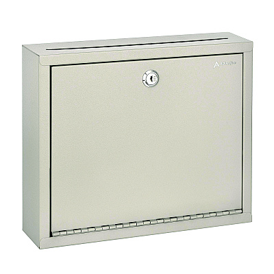 AdirOffice Large Size Steel Multi-Purpose Secure Drop Box, 12 x 3 x 10, Beige (ALHI63103BEI)