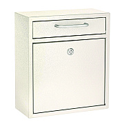 AdirOffice Medium Ultimate Wall Mounted Mail Box, 10.4 x 4.5 x 12, White (ALHI63105WHI)