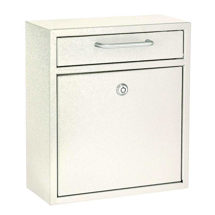 AdirOffice Medium Ultimate Wall Mounted Mail Box, 10.4 x 4.5 x 12, White (ALHI63105WHI)