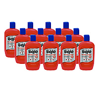 GOJO NATURAL ORANGE Pumice Hand Cleaner, Citrus Scent, 14 oz, 12/Carton (GOJ095712CT)