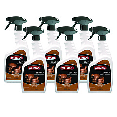 WEIMAN Leather Cleaner and Conditioner, Floral Scent, 22 oz Trigger Spray Bottle, 6/CT (WMN107)