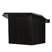 AdirOffice Foldable Tabletop Podium Lectern Speaker Stand, 27 x 16 x 19, Black (ALHI66105BLK)