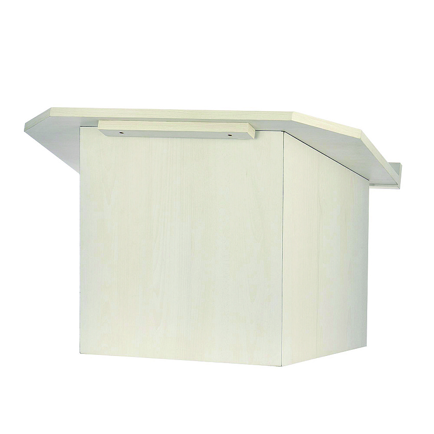 AdirOffice Foldable Tabletop Podium Lectern Speaker Stand, 27 x 16 x 19, White (ALHI66105WHI)