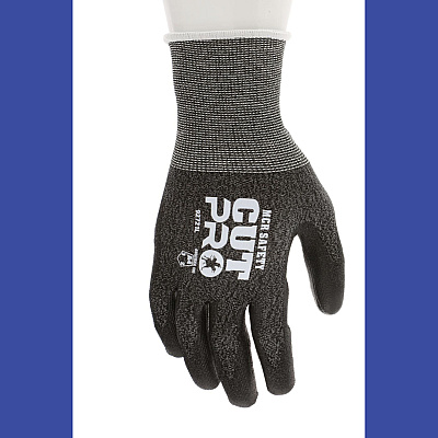 MCR Safety Cut Pro 92721 Gloves, 10" Long, Small, Black, 12 Pairs (92721S)