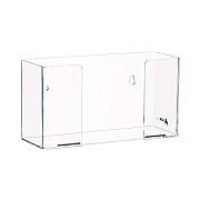 AdirMed Acrylic Glove Dispenser, Single Box Capacity, 10.2 x 3.5 x 5.3, Clear (ALHI90201)